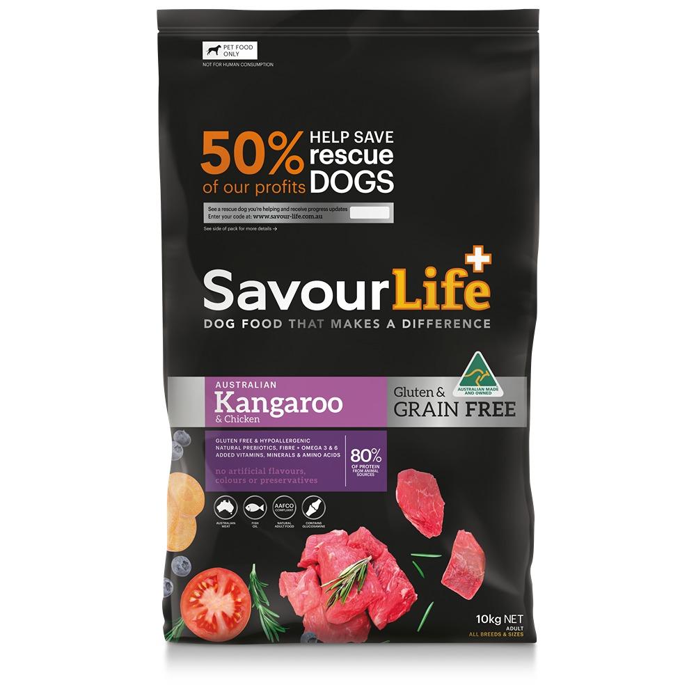 Savourlife Grain Free Australian Kangaroo & Chicken Dry Dog Food