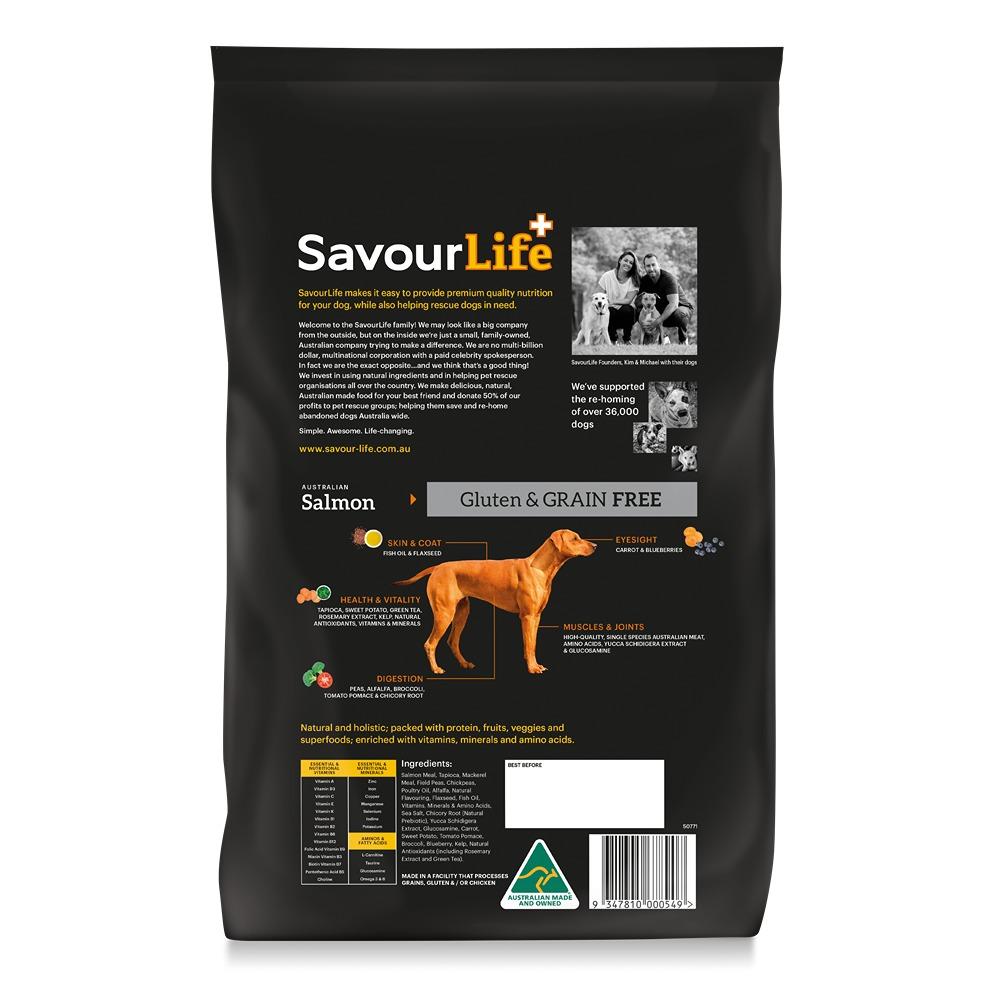 Savourlife Grain Free Australian Salmon Dry Dog Food