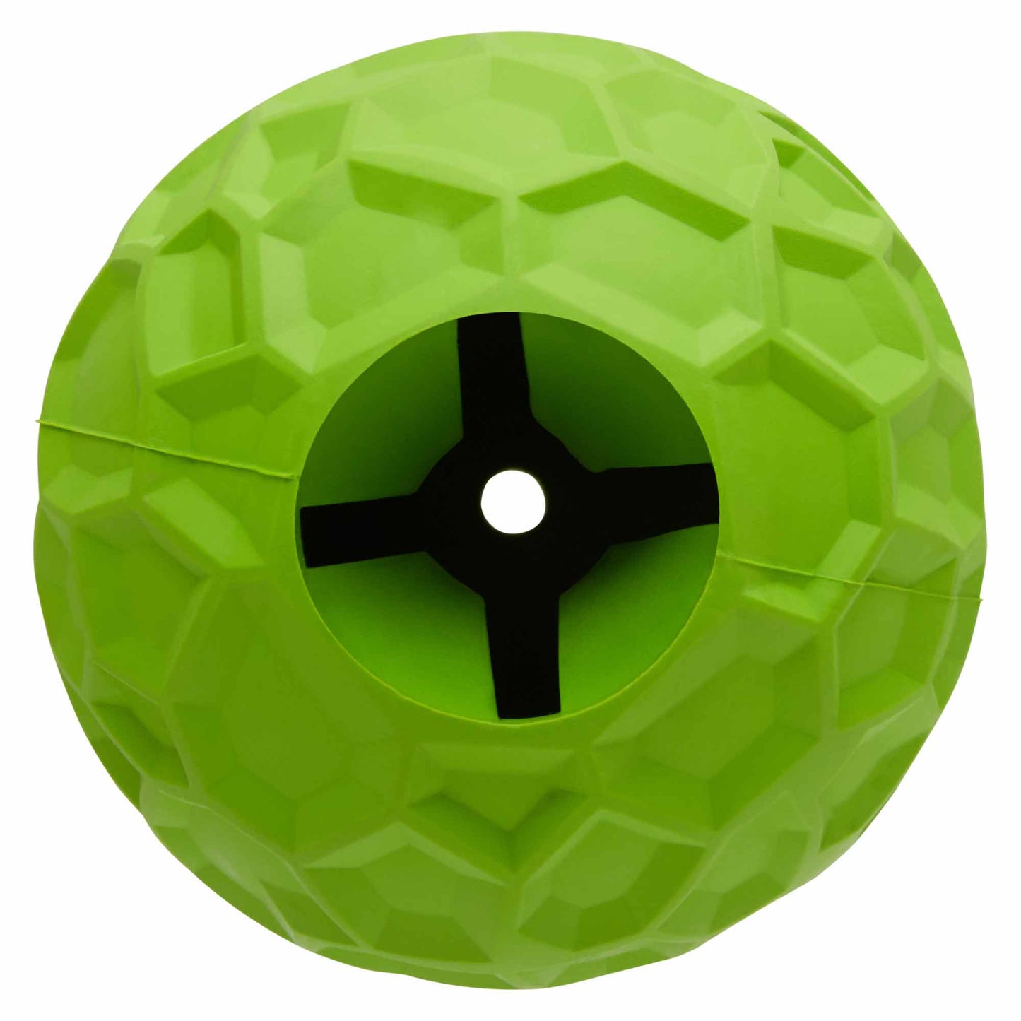 Lexi & Me Rubber Green Treat Ball Dog Toy