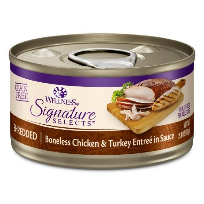 Wellness Core Signature Selects Shredded Chicken & Turkey Entrée in Sauce Wet Cat Food