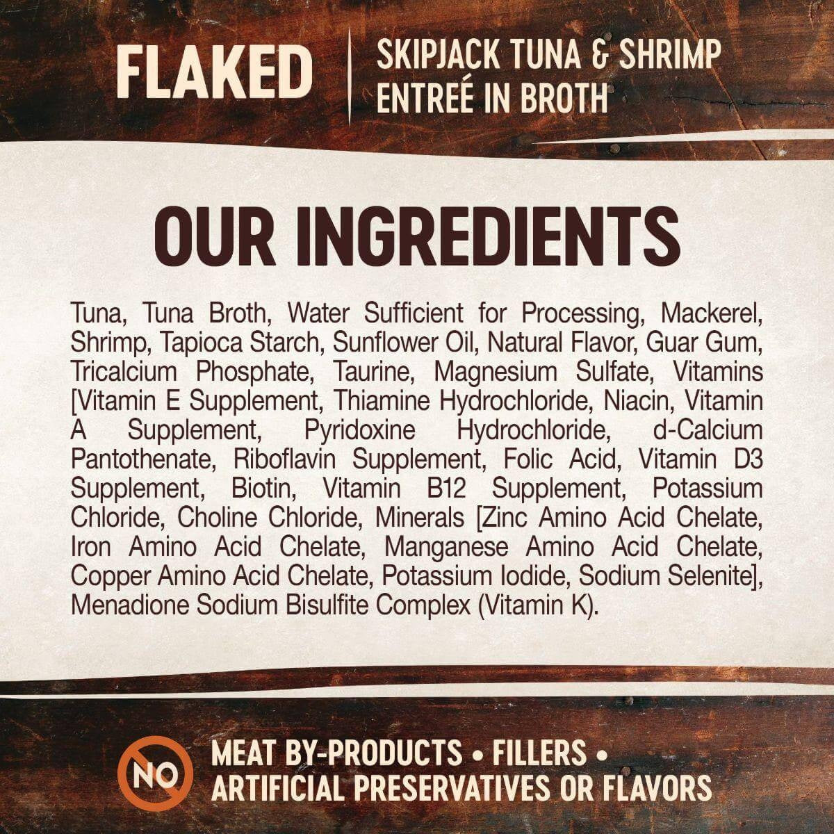 Wellness Core Signature Selects Flaked Skipjack Tuna With Shrimp Entrée in Broth Wet Cat Food