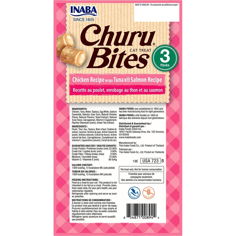 Inaba Chicken Wraps Tuna With Salmon Churu Bites Cat Treats