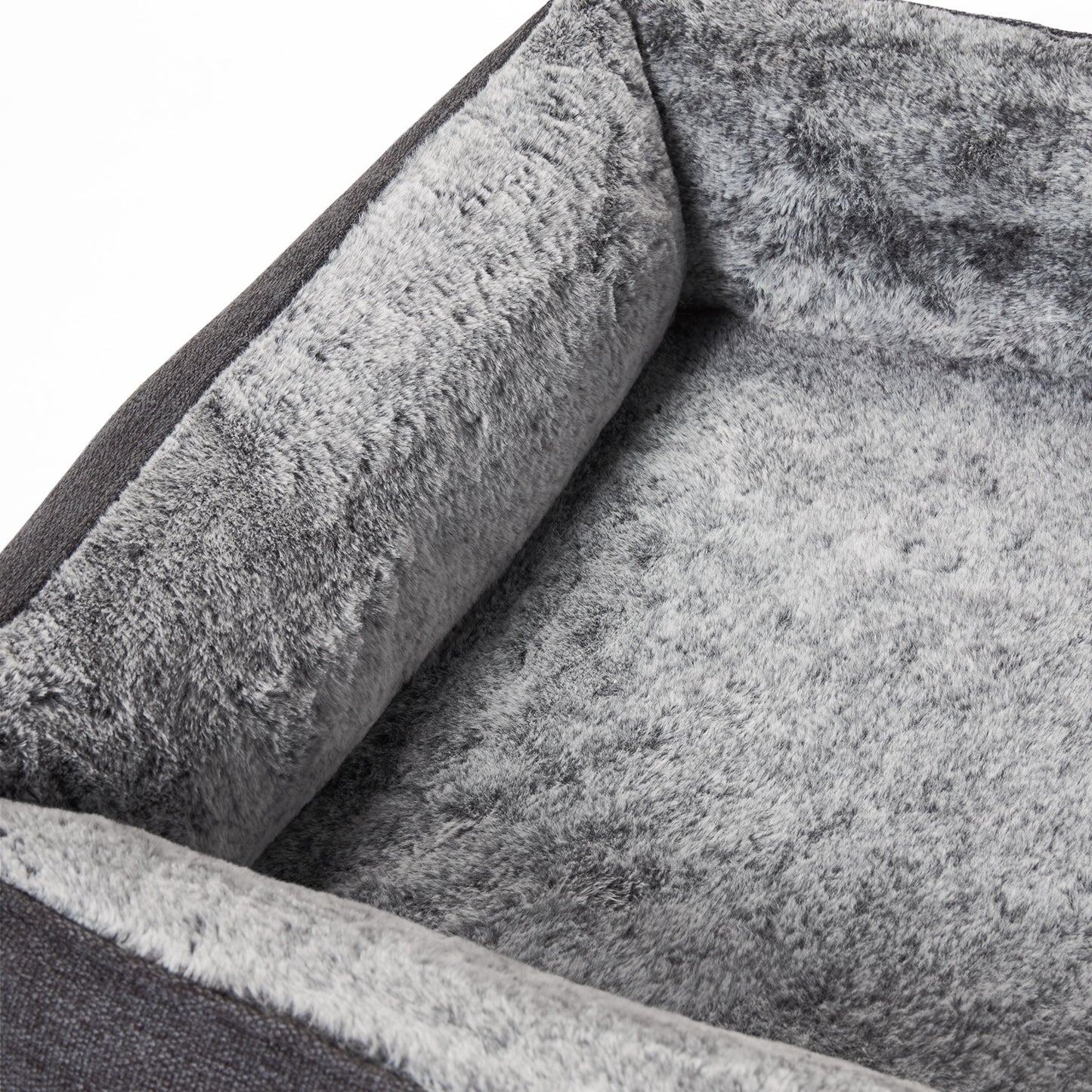 Orthopaedic Snuggler Chinchilla Dog Bed