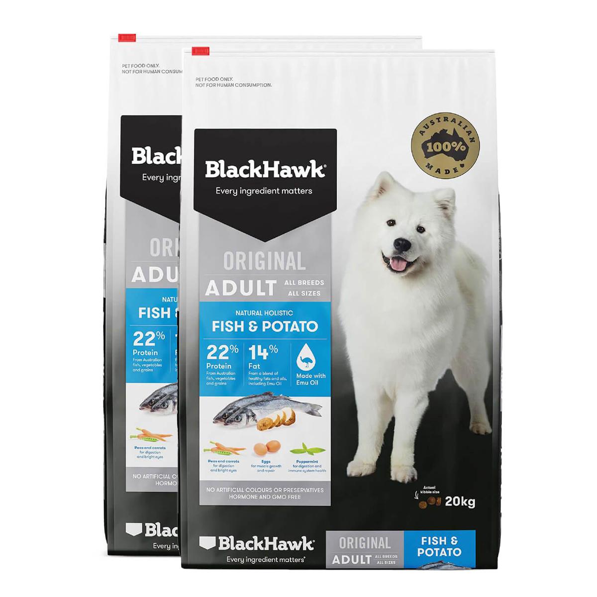 Black Hawk Original Fish & Potato Adult Dry Dog Food