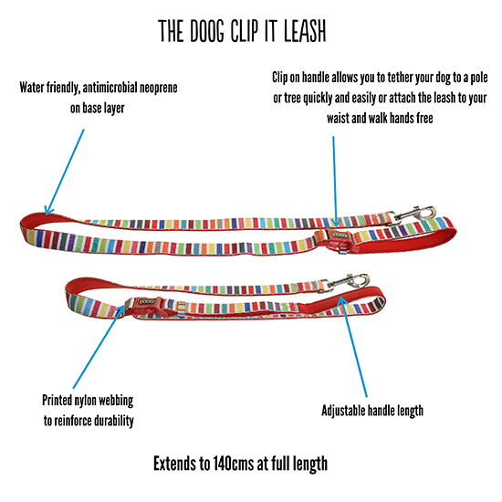 DOOG Toto Clip-It Dog Lead X Large
