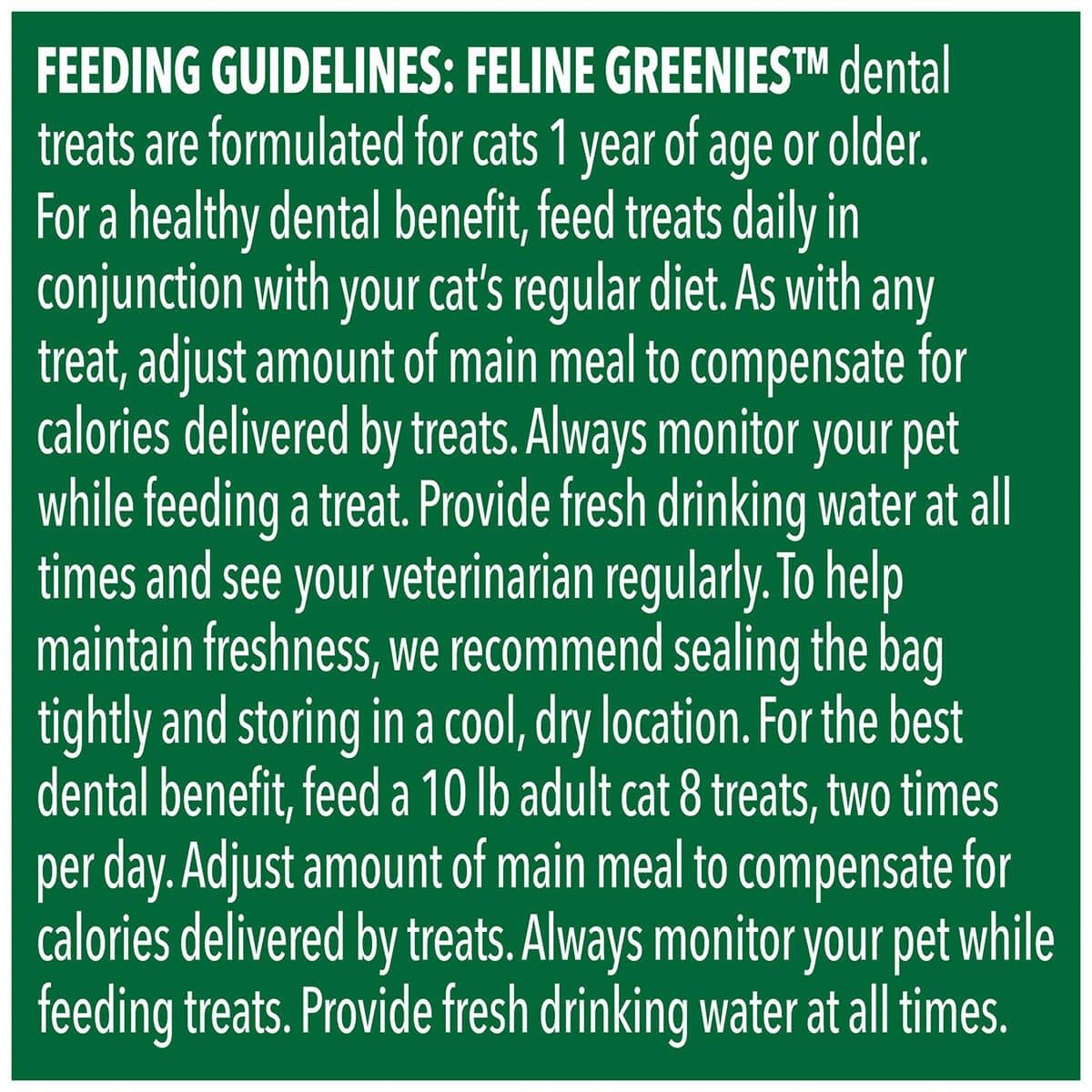 Greenies Savory Salmon Feline Cat Dental Treats