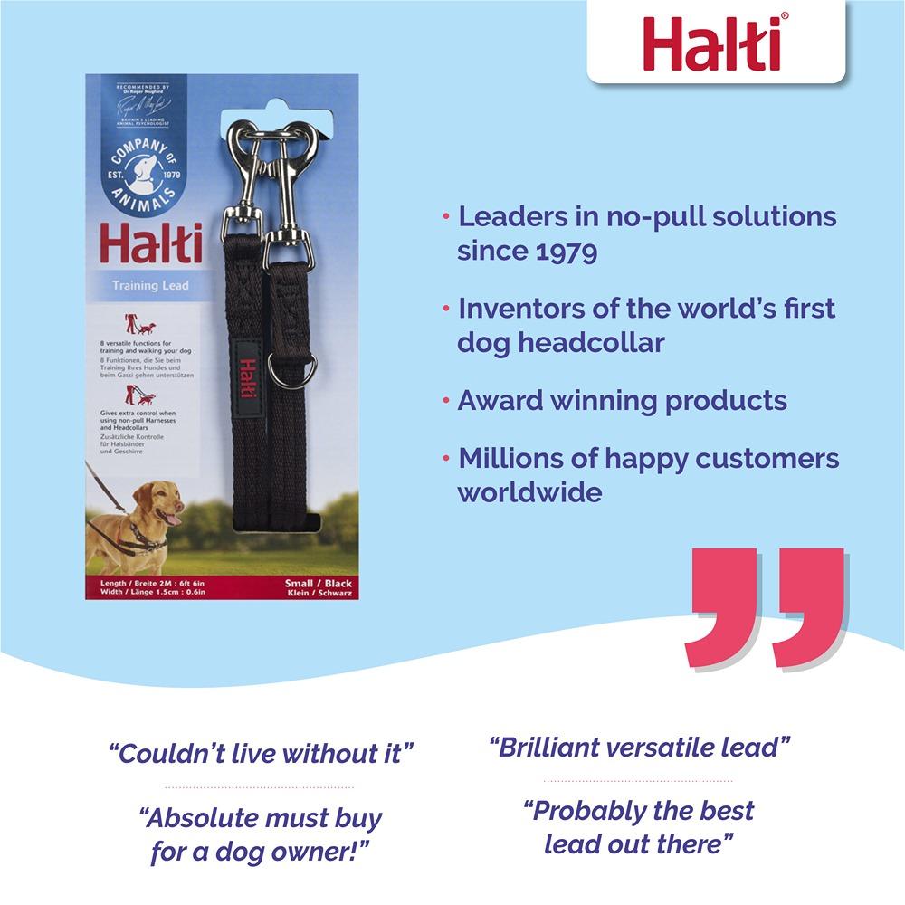 Halti Training Dog Lead Black