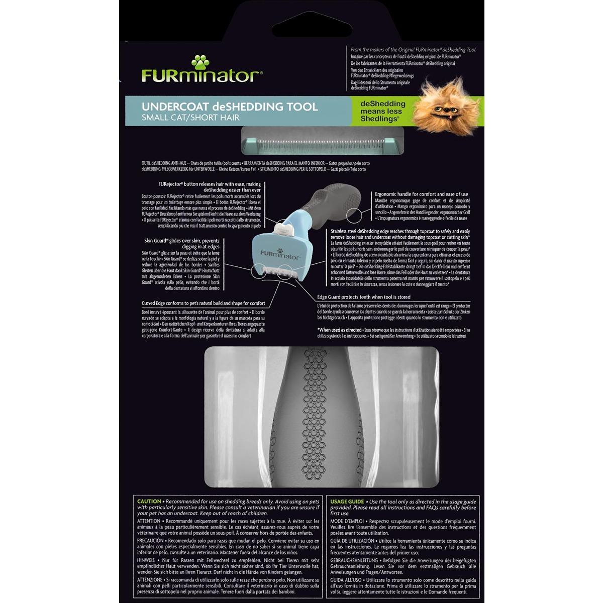 Furminator Short Hair Cat Brush Deshedding Tool