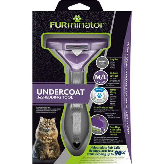 Furminator Long Hair Cat Brush Deshedding Tool