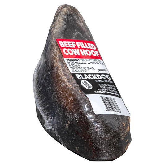 Blackdog Beef Filled Cow Hoof Dog Treat
