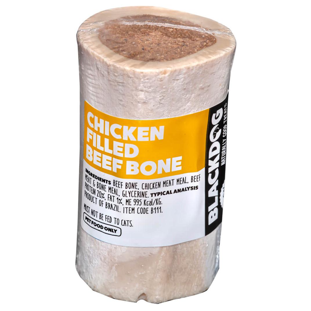 Blackdog Chicken Filled Beef Bone Dog Treat