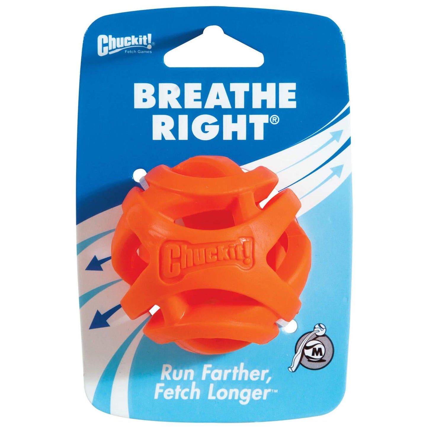 ChuckIt Breathe Right Fetch Ball Dog Toy