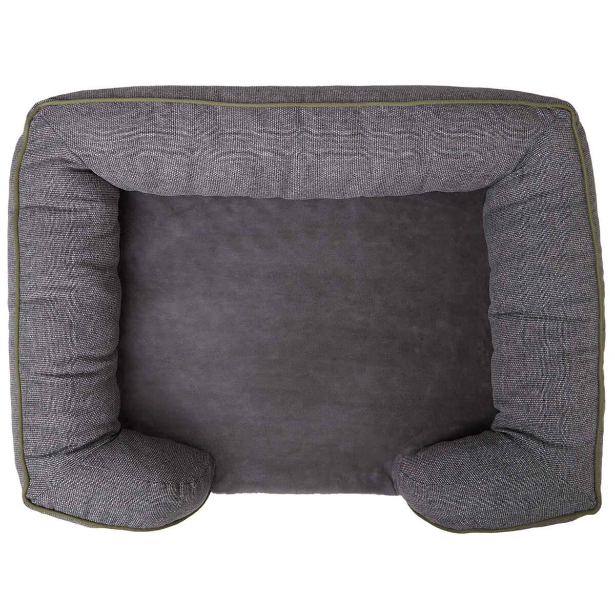 Buddy & Belle Orthopaedic Lounge Dog Bed Steel Grey Medium