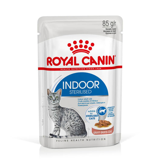 Royal Canin Indoor Sterilised Gravy Wet Cat Food