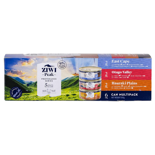 Ziwi Peak Provenance Multi Pack Wet Cat Food 6x85G