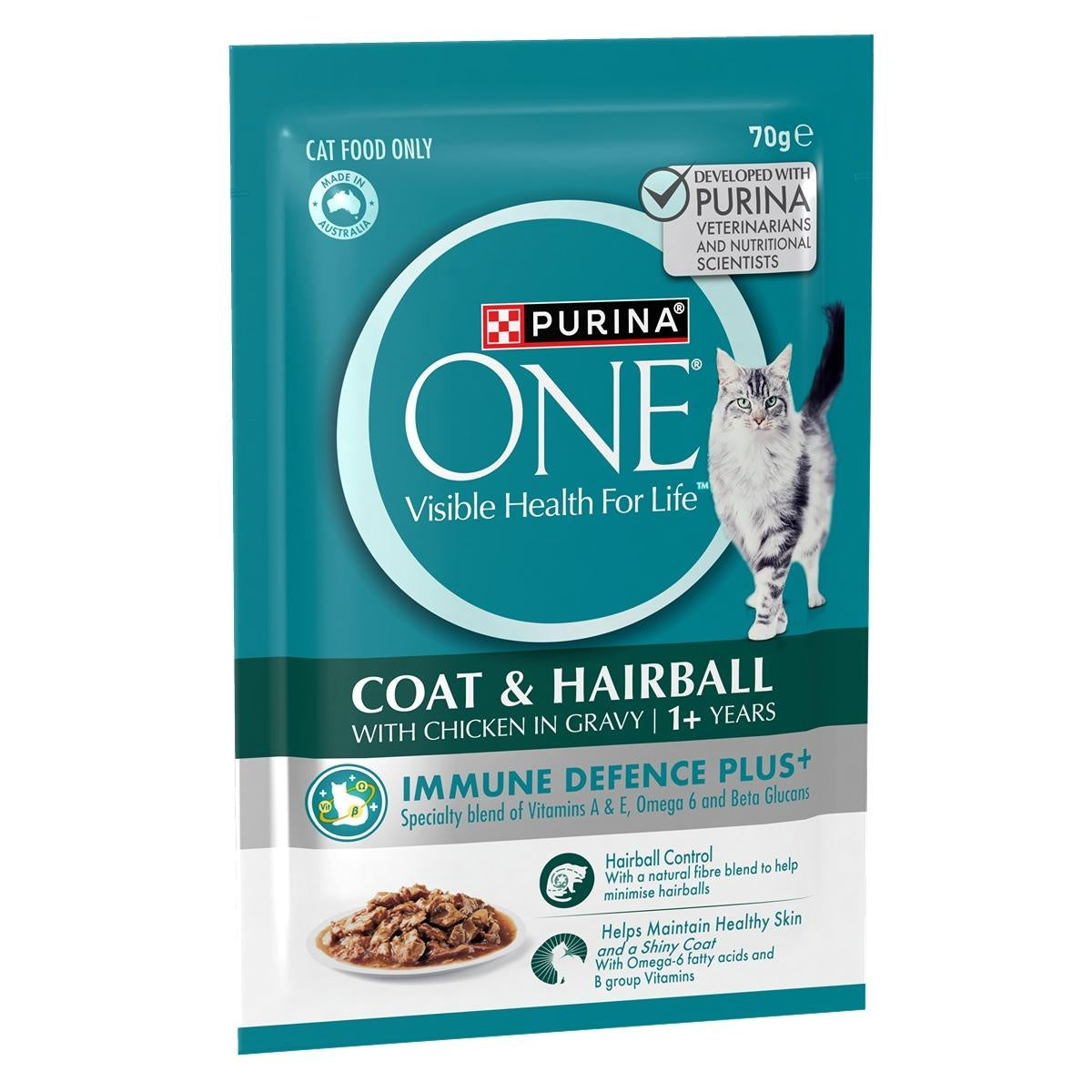 Purina One Hairball Chicken Wet Cat Food