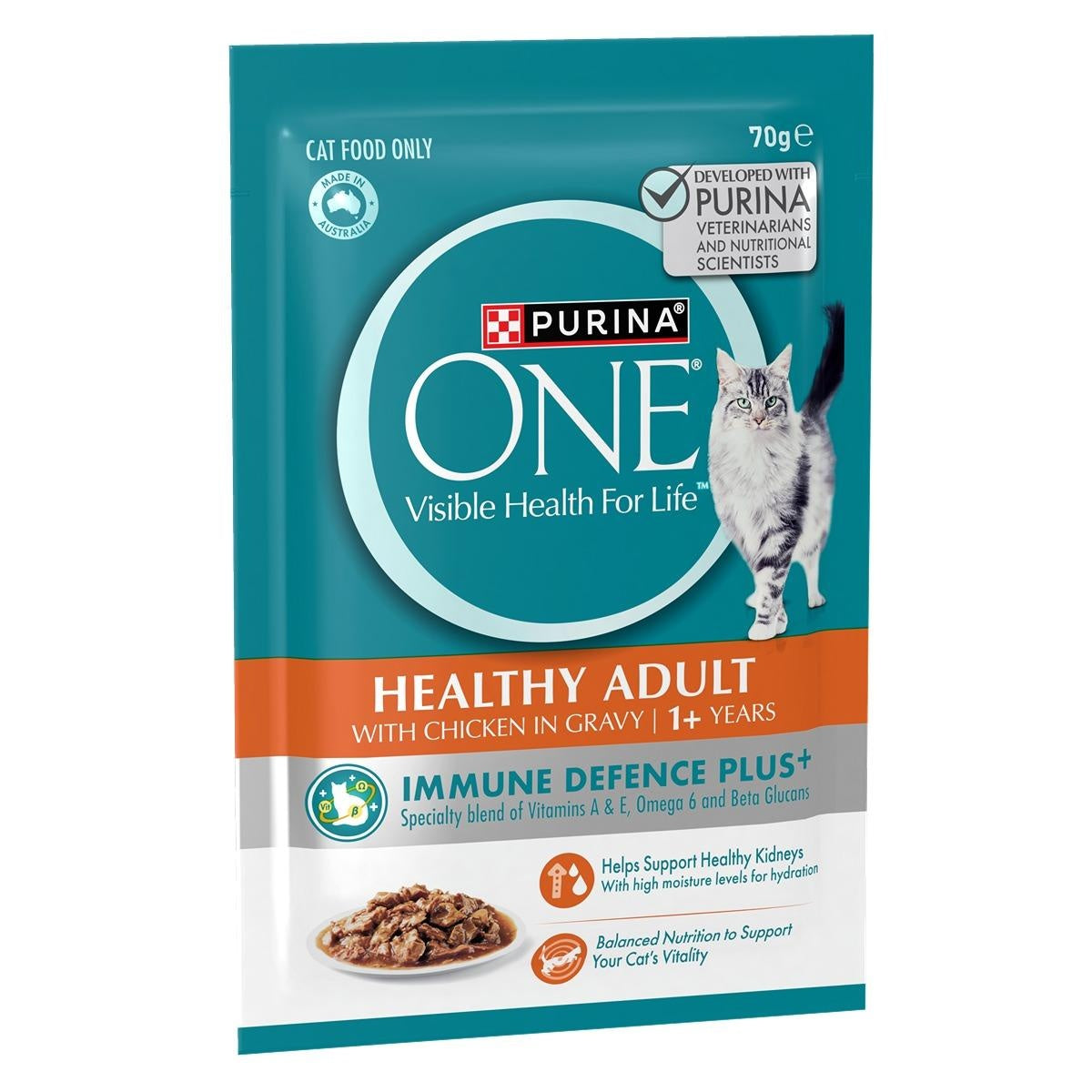 Purina One Adult Chicken Wet Cat Food