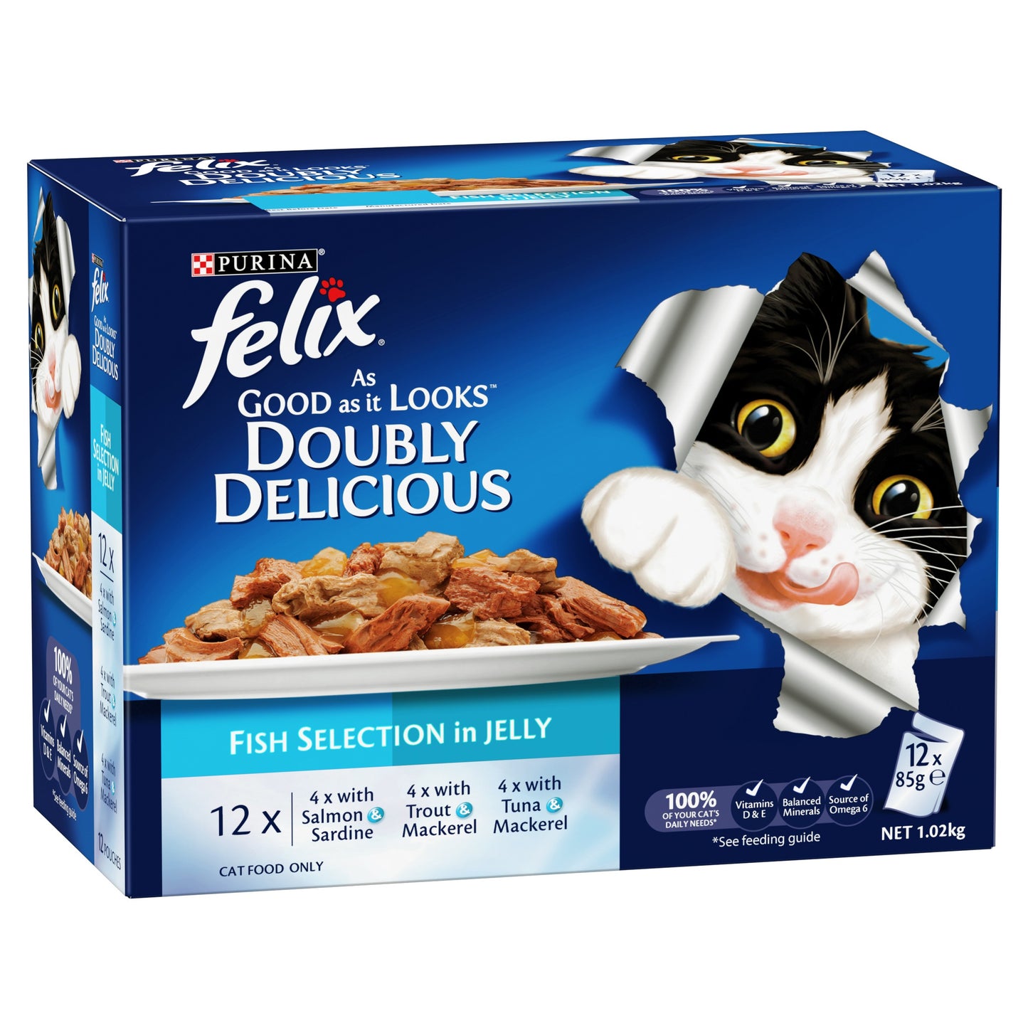 Felix Doubly Delicious Fish Wet Cat Food