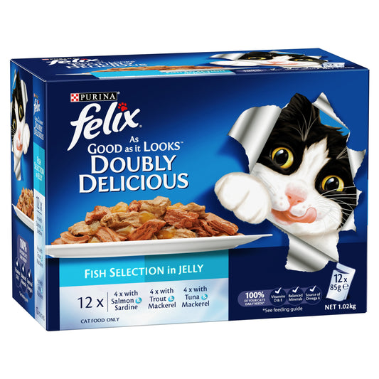 Felix Doubly Delicious Fish Wet Cat Food