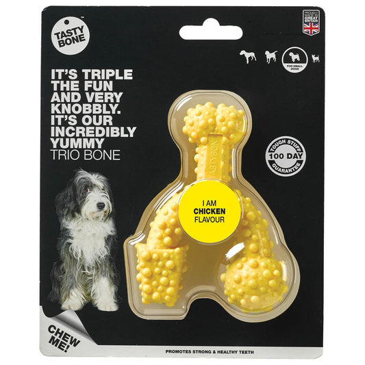 Tasty Bone Chicken Nylon Trio Dog Chew Toy