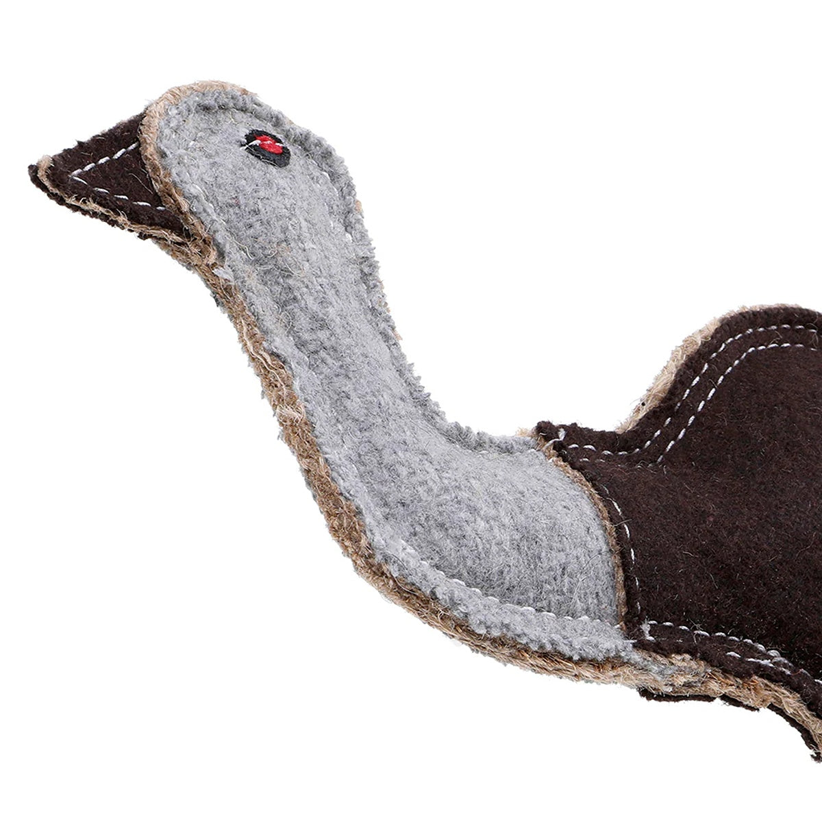 Outback Tails Ernie Emu Wool Dog Toy