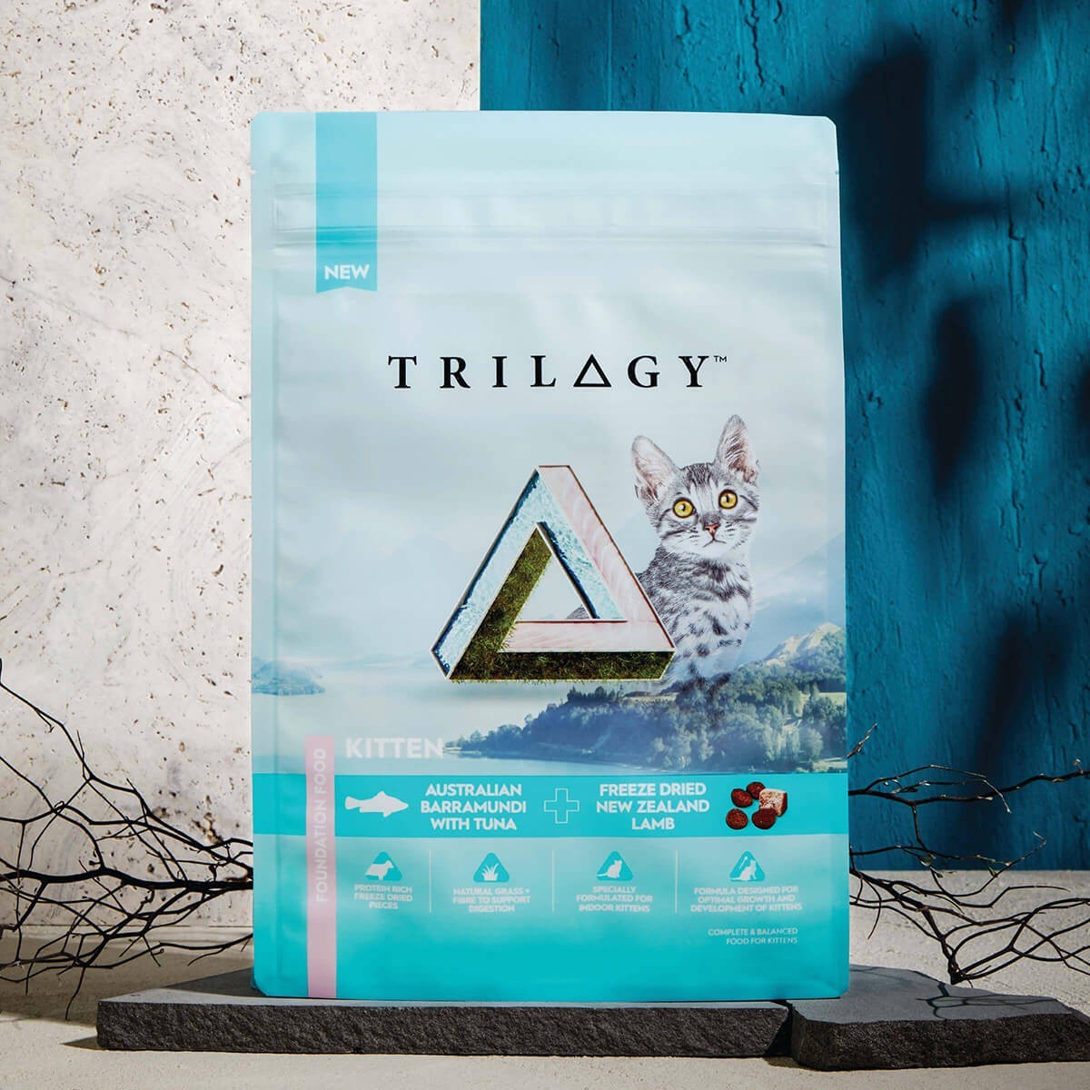 Trilogy Kitten Barramundi with Tuna & Freeze Dried Lamb Dry Cat Food
