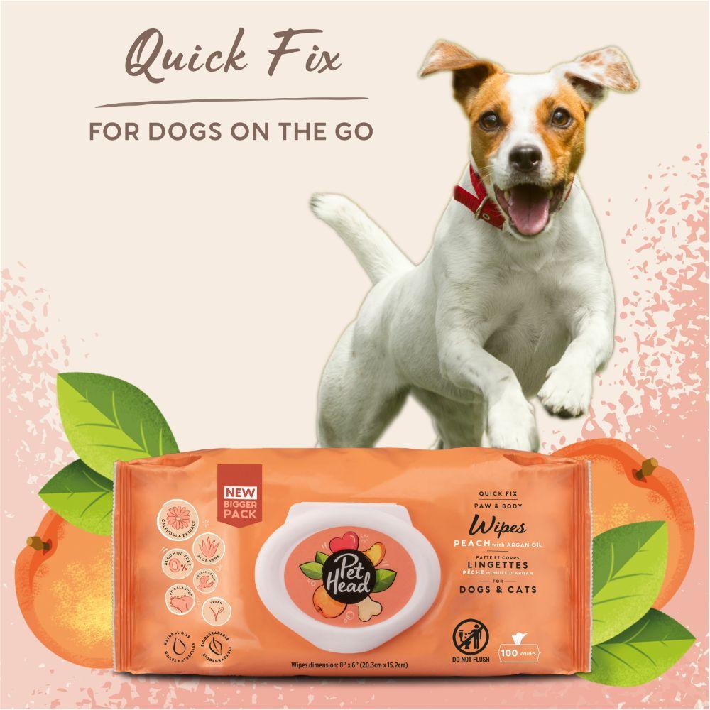 Pet Head Quick Fix Wipes 80pk