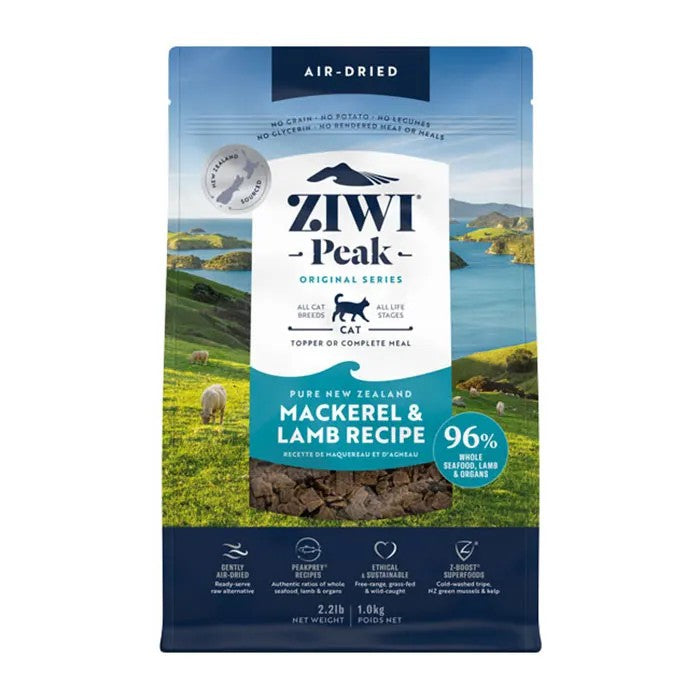 Ziwi Peak Air Dried Mackerel & Lamb Recipe Dry Cat Food