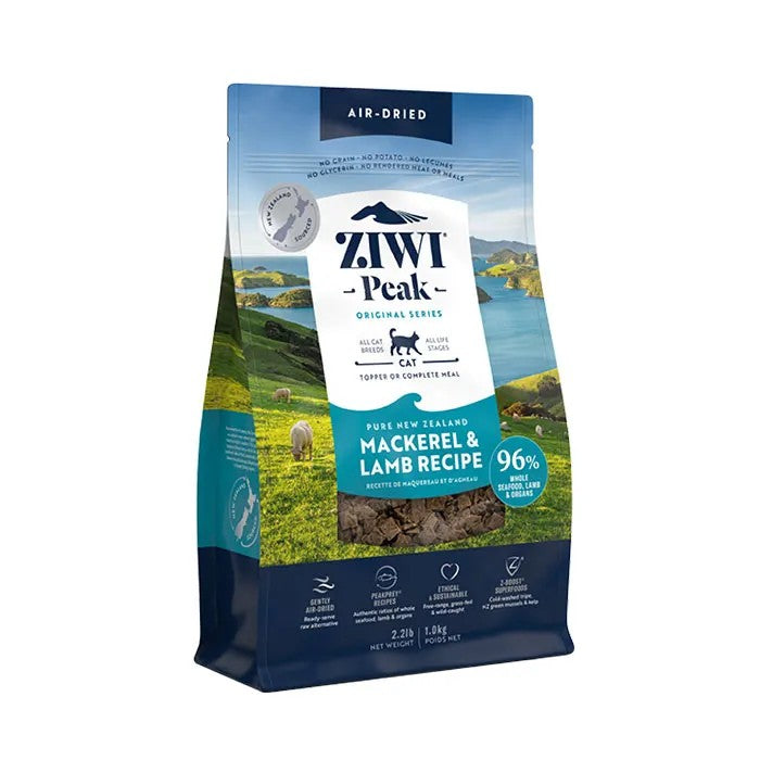 Ziwi Peak Air Dried Mackerel & Lamb Recipe Dry Cat Food