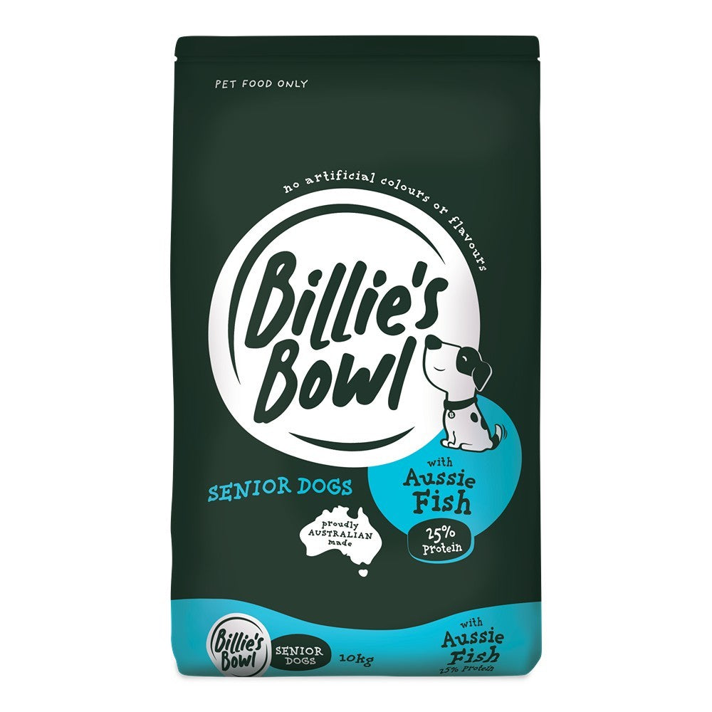 Billie's Bowl Senior with Aussie Fish Dry Dog Food