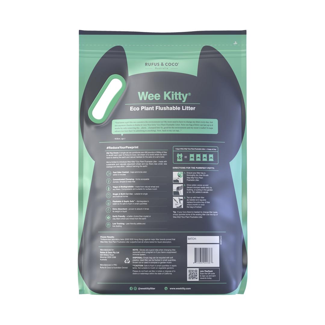 Wee Kitty Eco Plant Clumping Litter