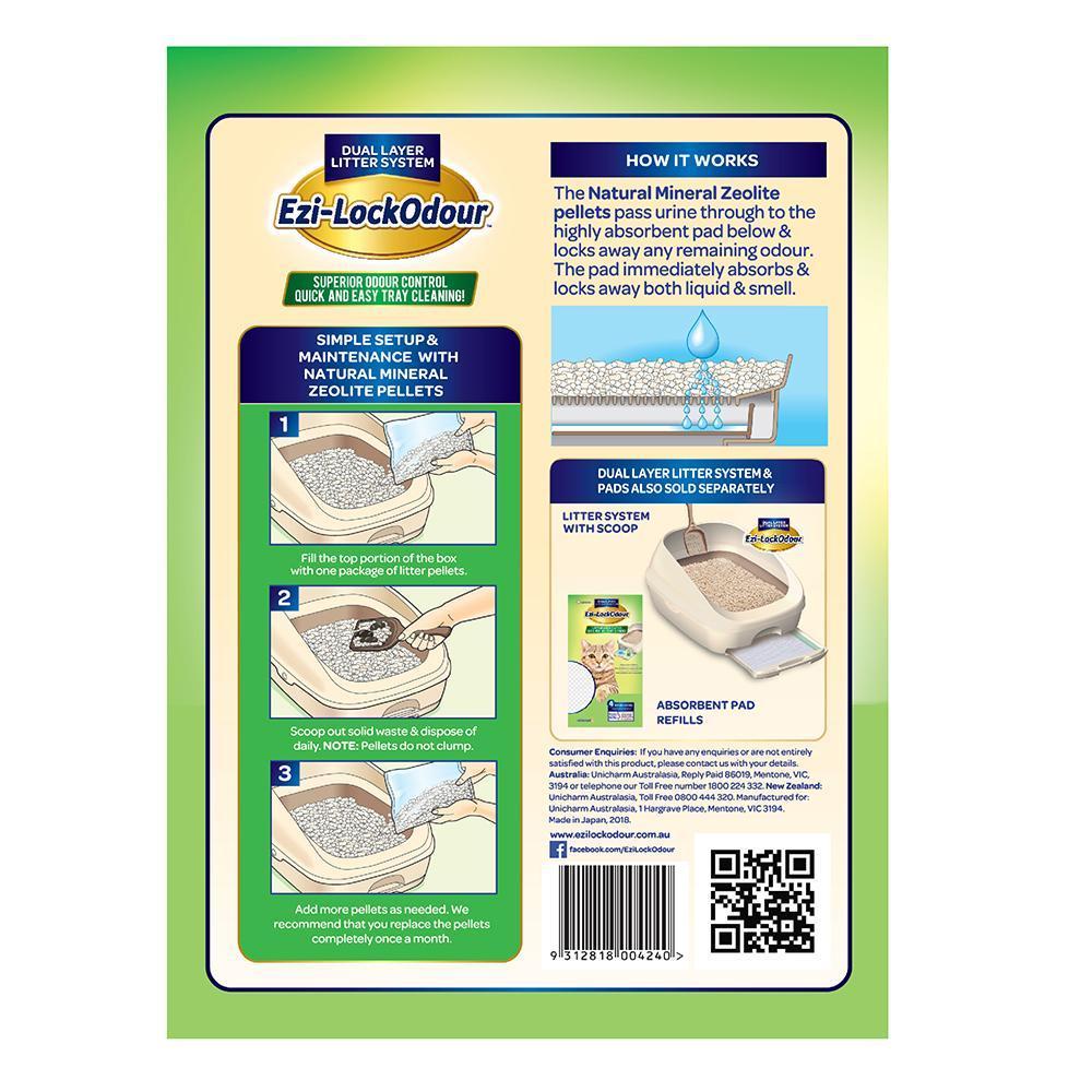 Ezi-LockOdour Natural Mineral Zeolite Pellet Cat Litter