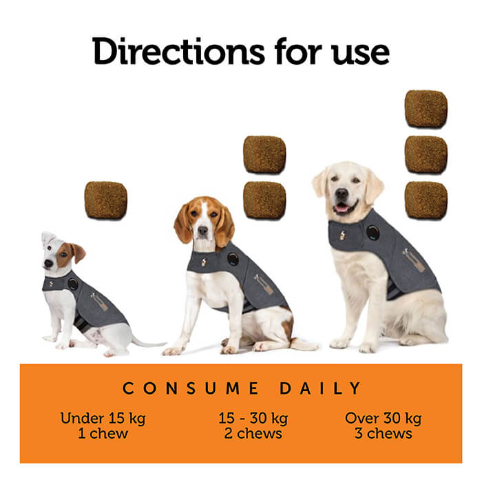 Thunder Wunder Calming Chews For Dogs