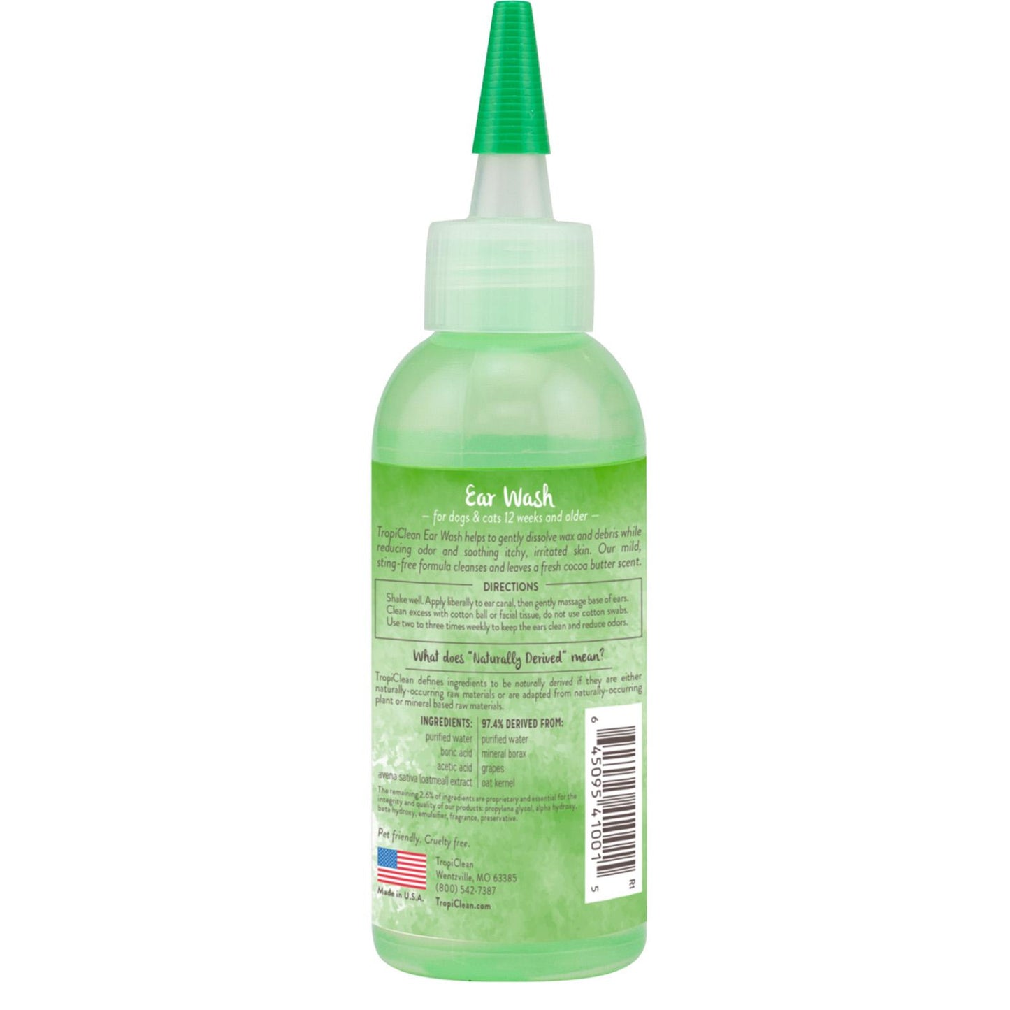 Tropiclean Dual Action Dog & Cat Ear Cleaner