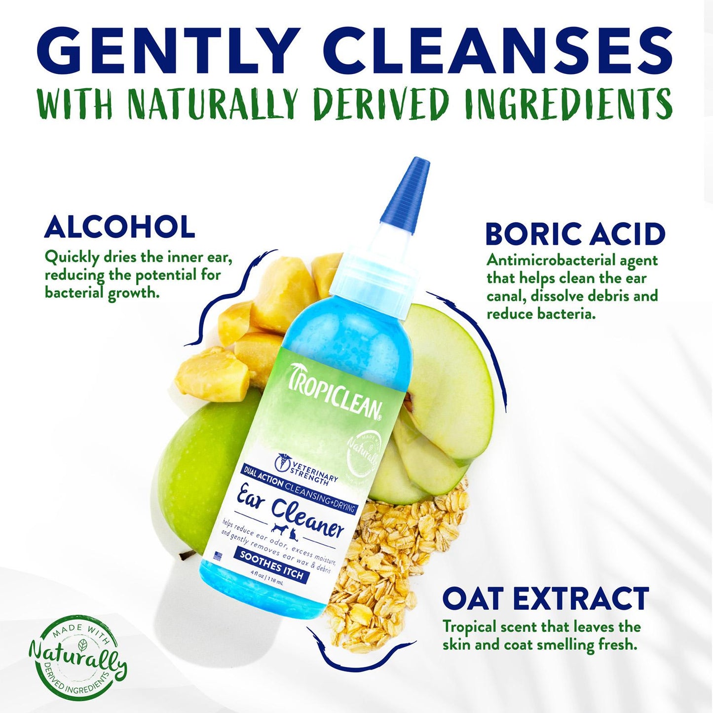 Tropiclean Dual Action Dog & Cat Ear Cleaner