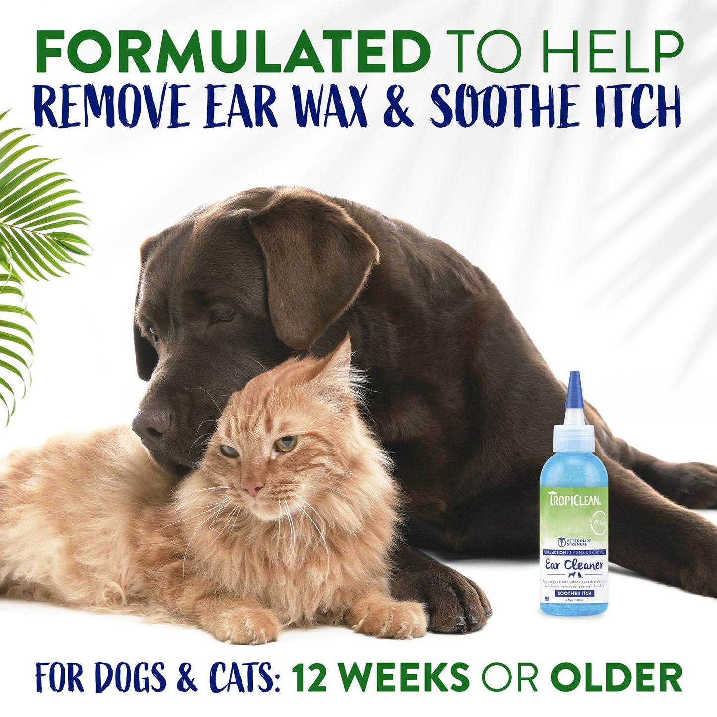 Tropiclean Dual Action Dog & Cat Ear Cleaner