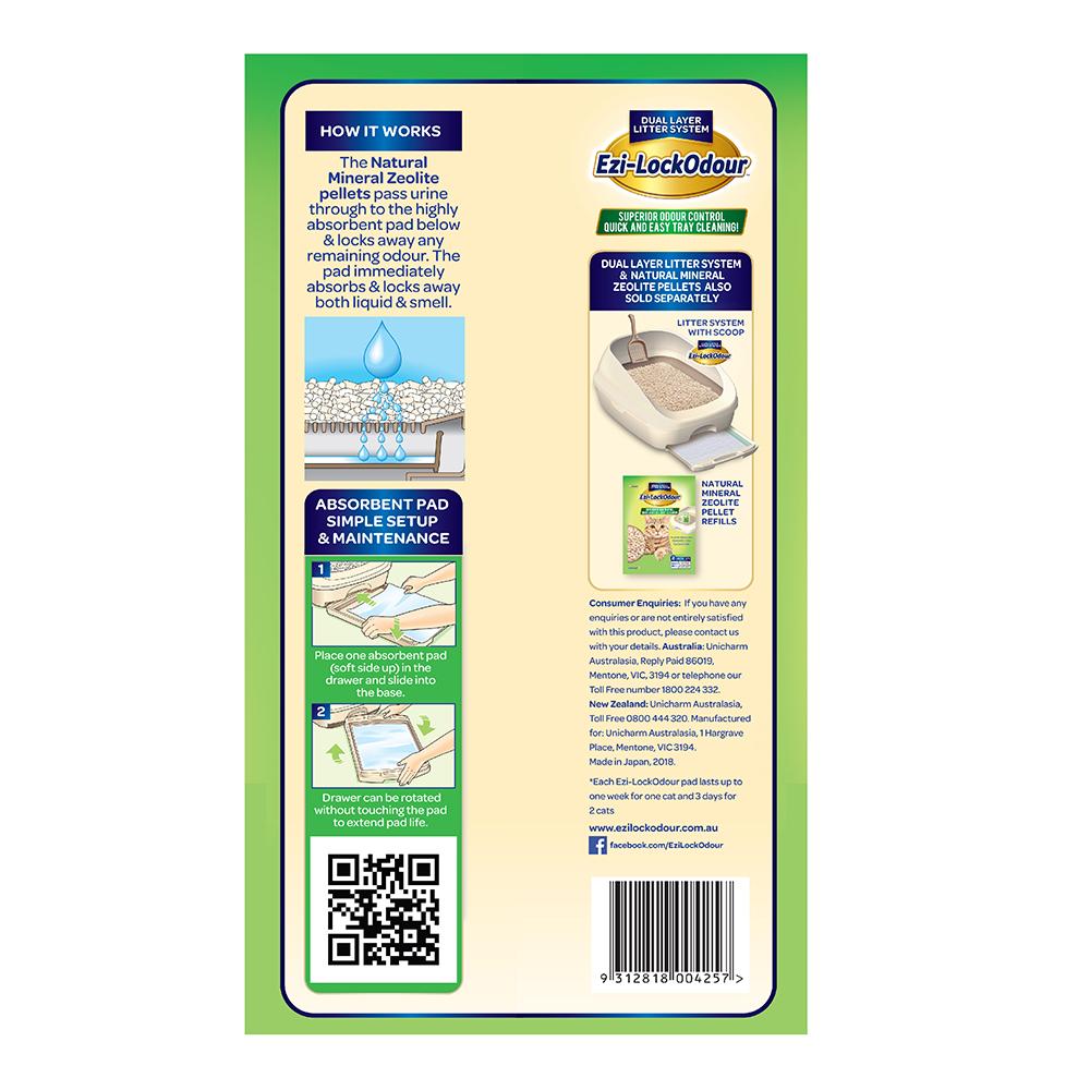 Ezi-Lockodour Absorbent Cat Pads