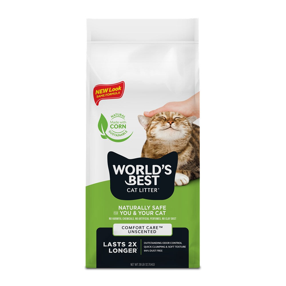 World's Best Unscented Clumping Cat Litter