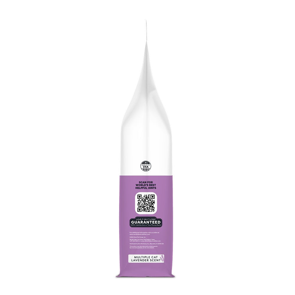 World's Best Multiple Cat Lavender Scented Cat Litter