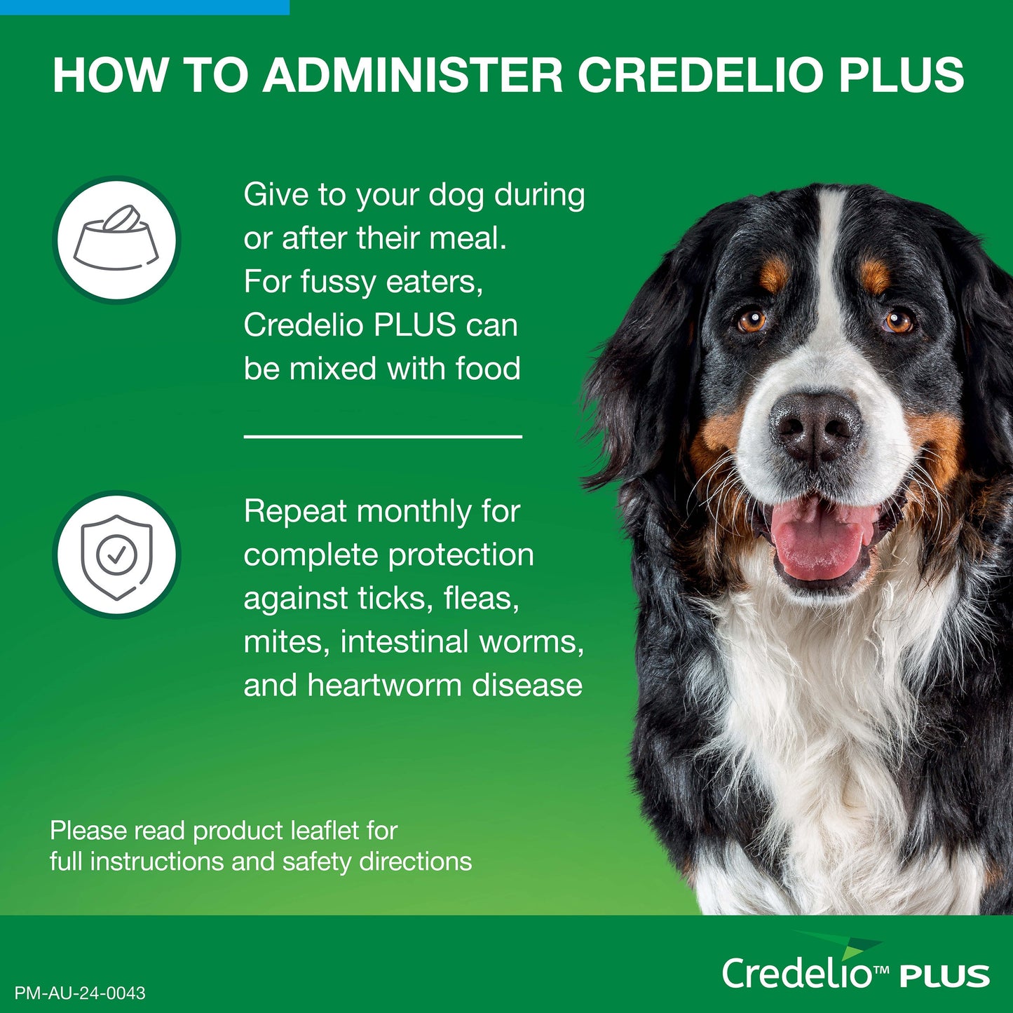Credelio Plus Chewable Tablets For X-Large Dog 22-45kg