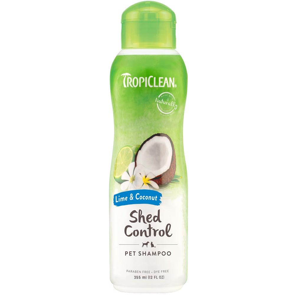 TropiClean Lime Coconut Shed Control Dog & Cat Shampoo