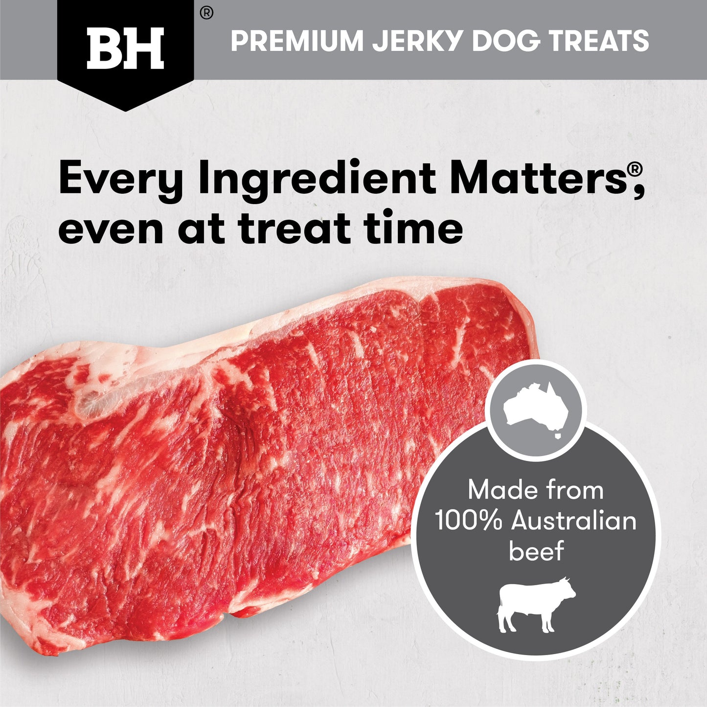 Black Hawk Beef Jerky Straps Dog Treats