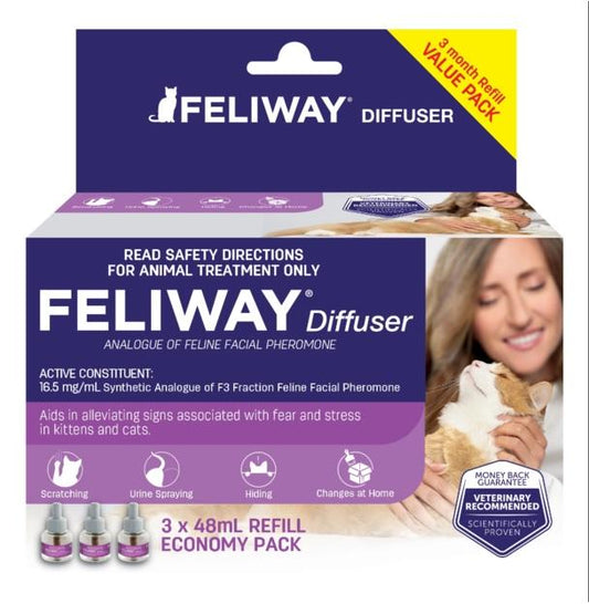 Feliway Home Diffuser Refill 48ml 3 pack