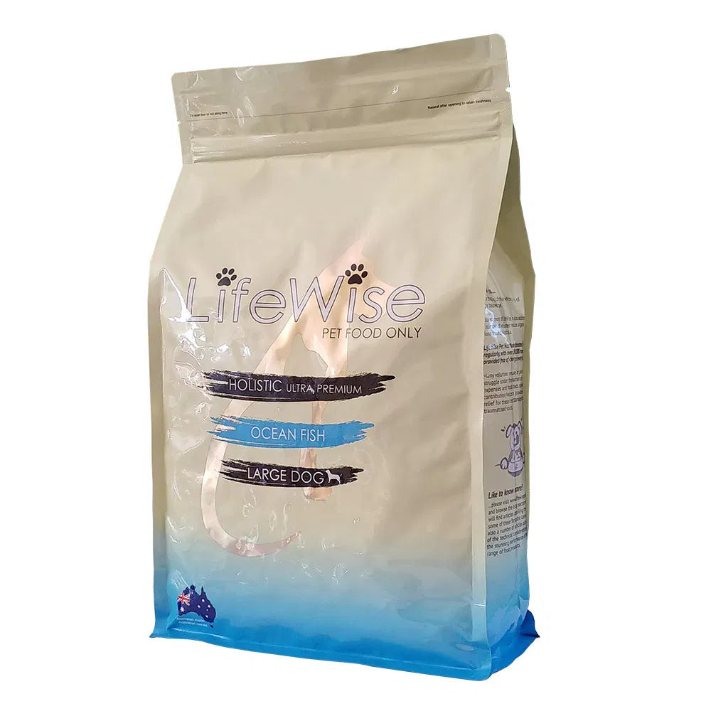 LifeWise Ocean Fish Rice & Vegetables Large Bites Dry Dog Food