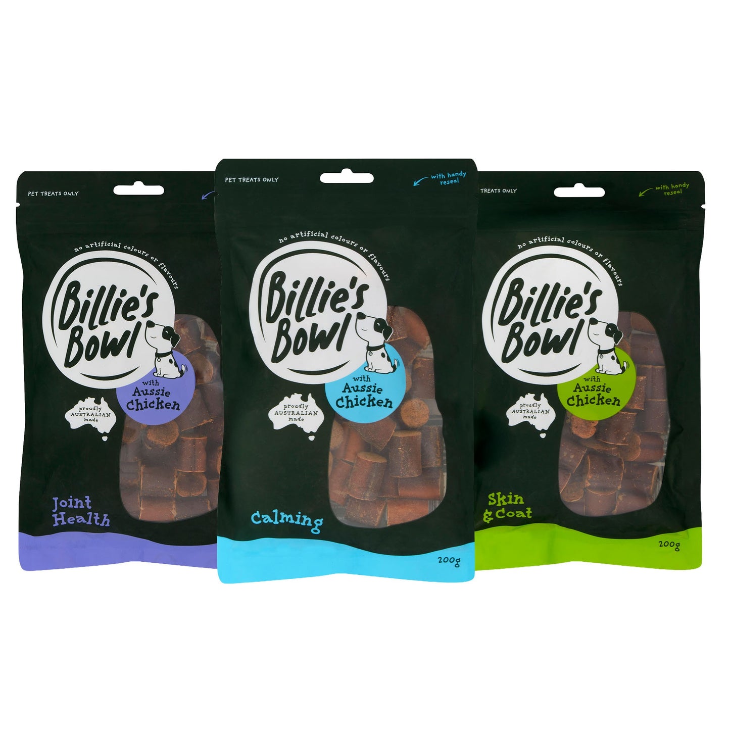 Billie's Bowl with Aussie Chicken Calming Dog Treats