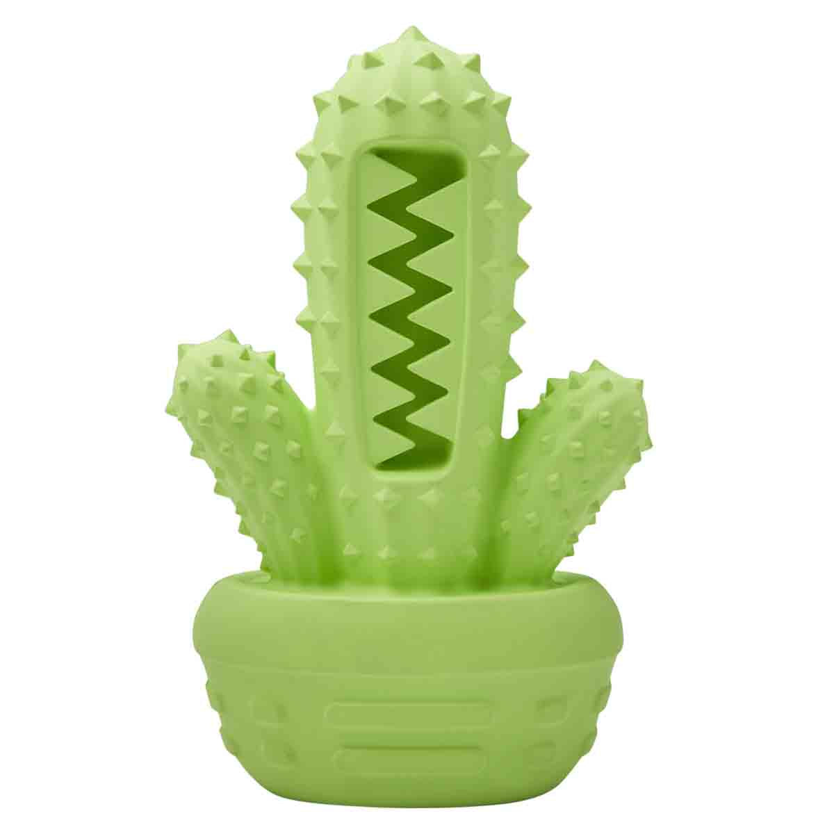 Lexi & Me Rubber Cactus Dental Dog Toy