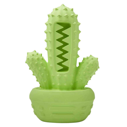 Lexi & Me Rubber Cactus Dental Dog Toy