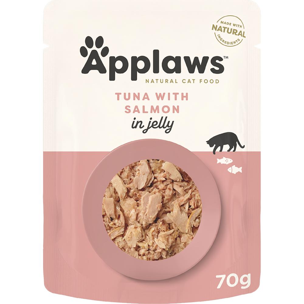 Applaws Natural Tuna with Salmon in Jelly Wet Cat Food Pouch