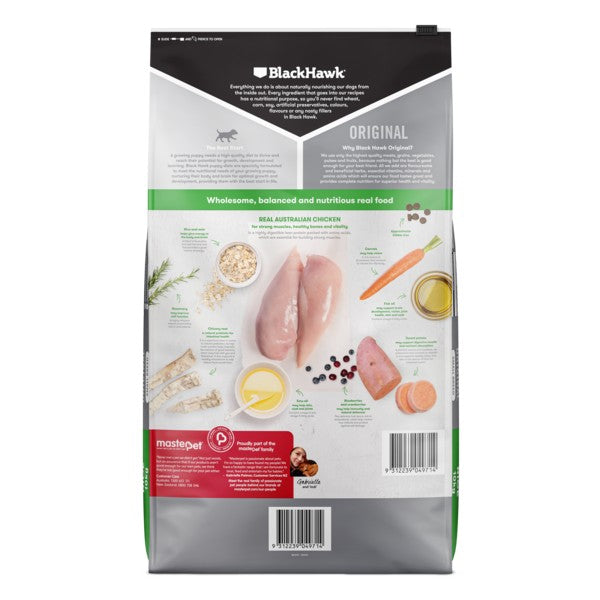 Black Hawk Puppy Chicken & Rice Small Breed Dry Dog Food