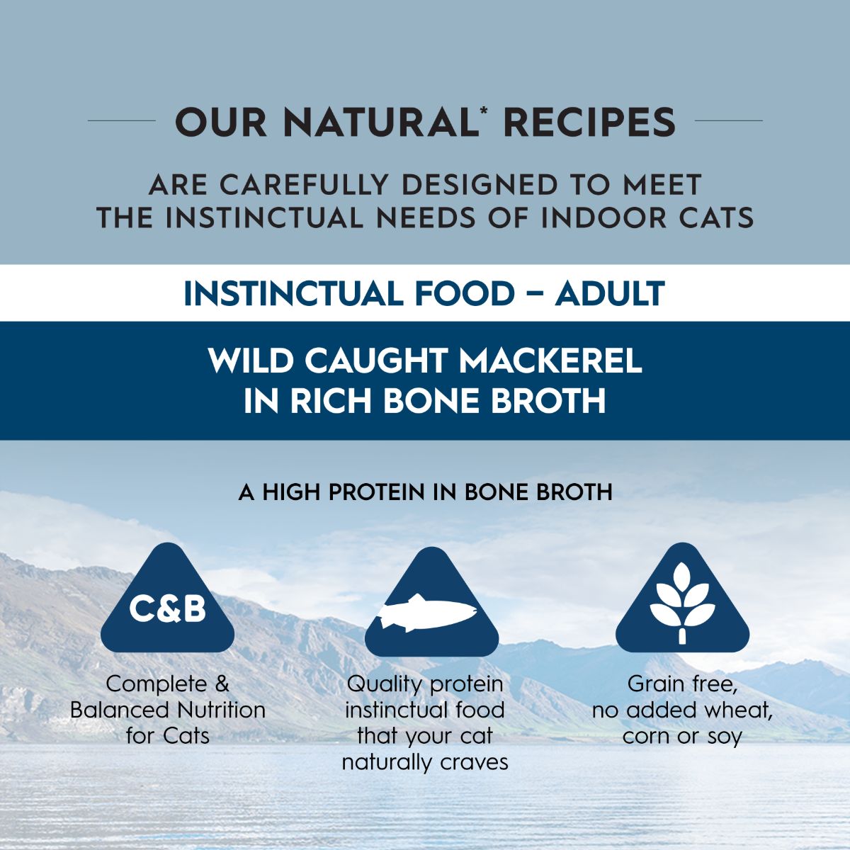 Trilogy Adult Mackerel in Bone Broth Wet Cat Food
